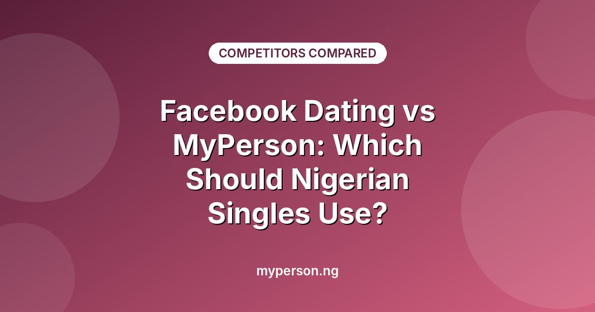 Two dating app profiles compared on one screen